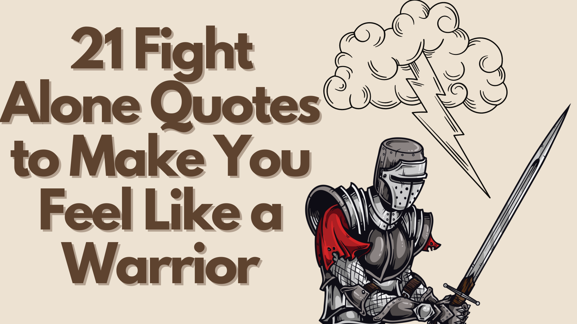 fight alone quotes