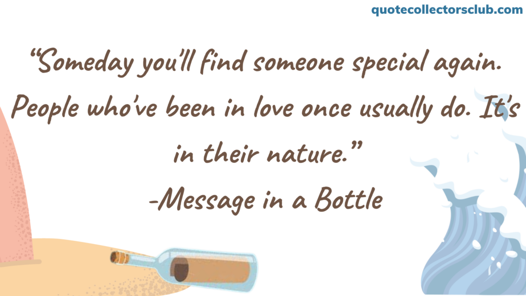 message in a bottle quotes