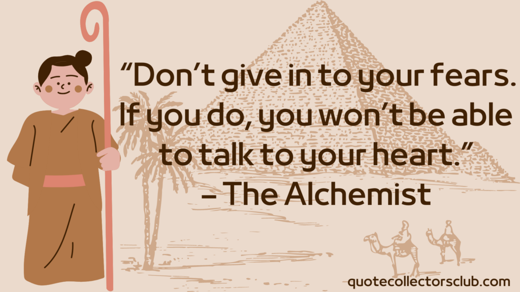 the alchemist quotes about fate