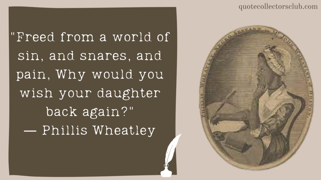 quotes by phillis wheatley