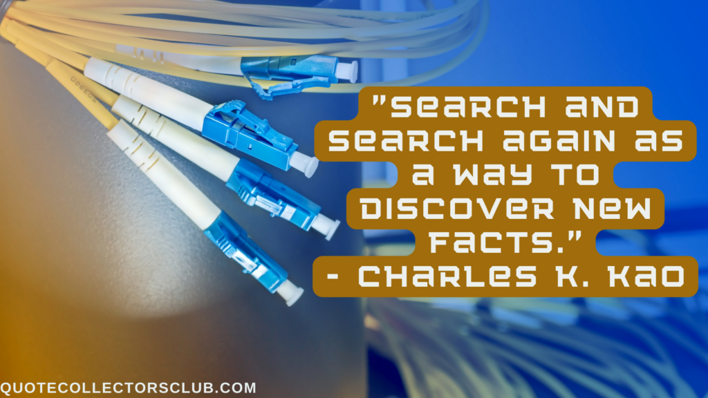 charles k kao quotes