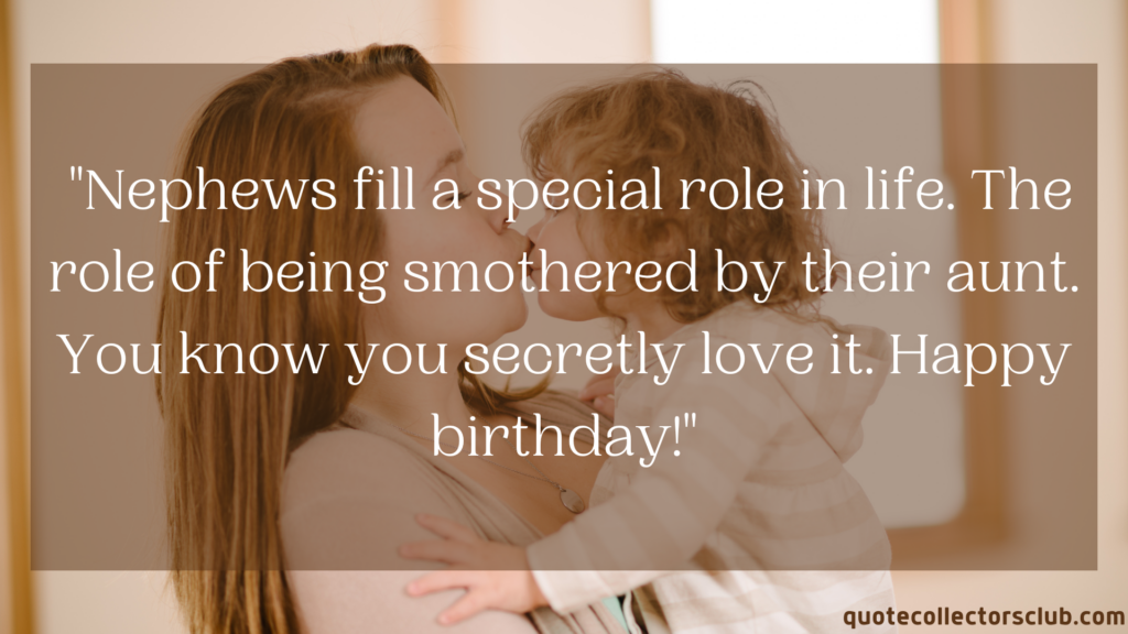 nephew birthday quotes from aunt