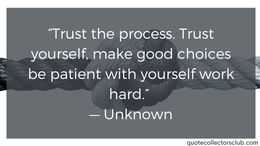 trust the process quotes