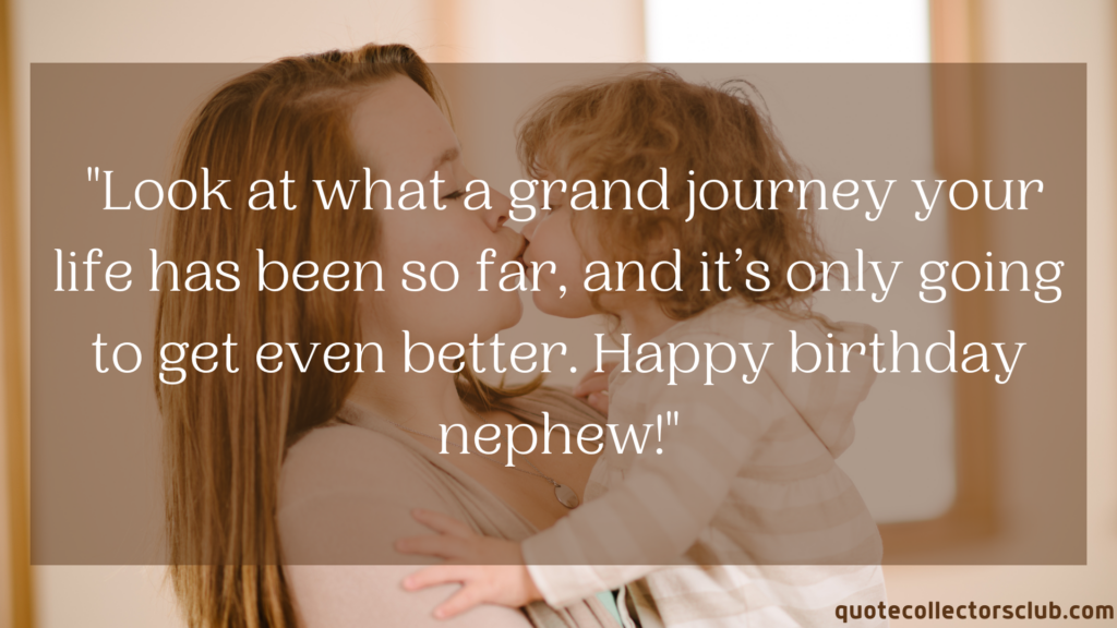 nephew birthday quotes from aunt