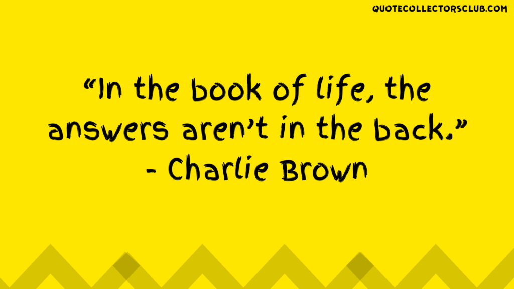 charlie brown quotes