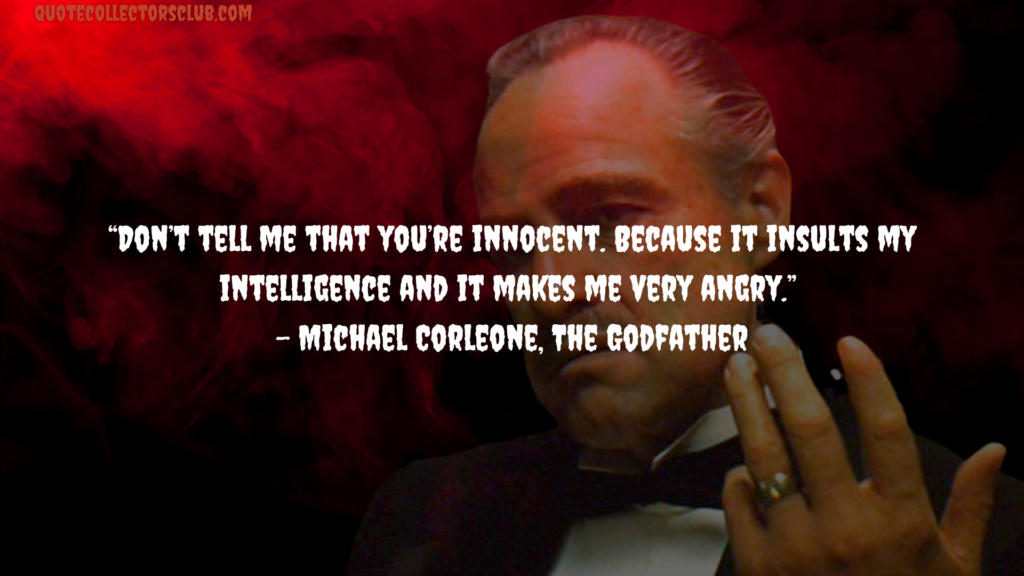 The godfather quotes